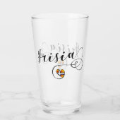 Frisia Flag Herz, Frisianer Glas (Rückseite)