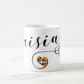 Frisia Flag Herz, Frisianer Kaffeetasse (Mittel)