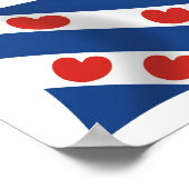 Frisian Flag Poster Print (Ecke)
