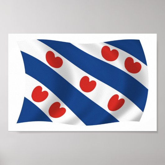 Frisian Flag Poster Print (Vorne)