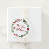 Frisian MerChristmas Noflike Krystdagen, Custom Geschenkanhänger (Beispiel)