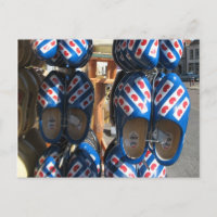 Frisian Wooden Shoes Clogs Foto Postcard