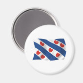 Frisians Flag Magnet (Vorderseite/Rückseite)