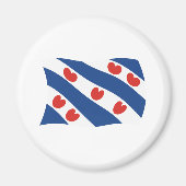 Frisians Flag Magnet (Vorne)