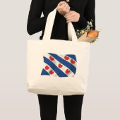 Frisians Flag Tote Bag Jumbo Stoffbeutel (Vorderseite (Produkt))