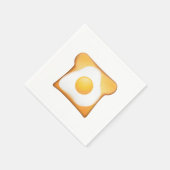 Frisiereier auf Toast Serviette (Ecke)