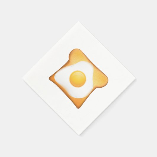 Frisiereier auf Toast Serviette (Ecke)