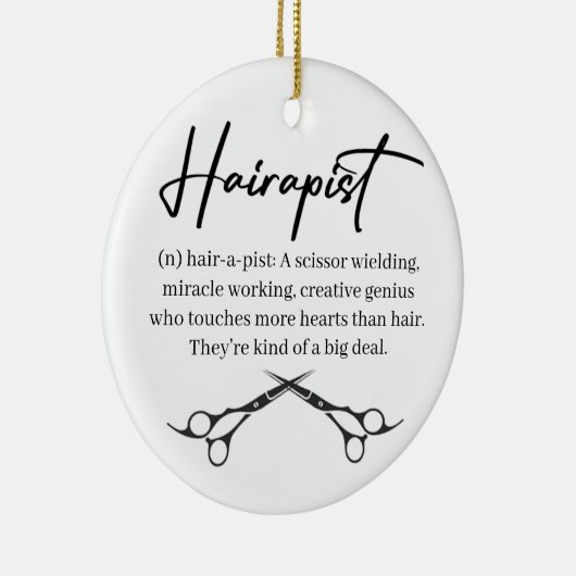 Frisierschmuck Keramik Ornament (Rechts)