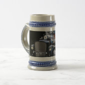 Frisierte Auto Bierglas (Vorderseite Links)