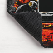 Frisierte Auto Brennen des Feuers Hinzufügen von N Mousepad (Ecke)