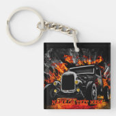 Frisierte Auto Brennen des Feuers Hinzufügen von N Schlüsselanhänger (Vorderseite)
