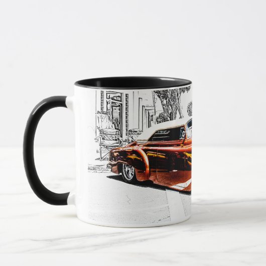 Frisierte Auto Coffe Cup Tasse (Links)