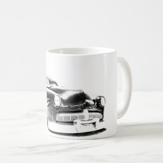frisierte Auto Coffee Cup Kaffeetasse (VorderseiteRechts)