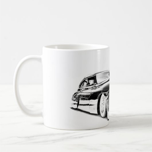 frisierte Auto Coffee Cup Kaffeetasse (Links)