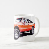frisierte Auto Coffee Cup Kaffeetasse (VorderseiteRechts)