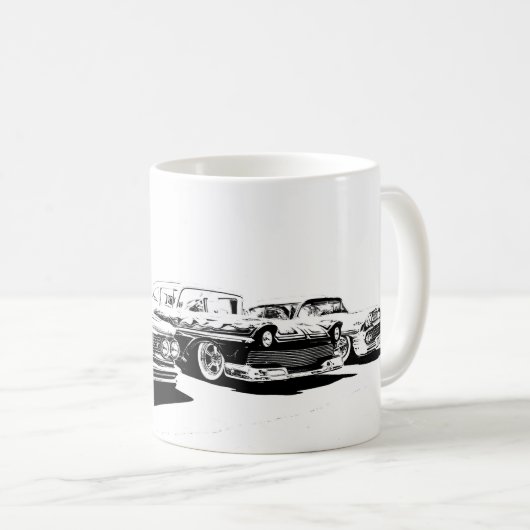 Frisierte Auto Coffee Cup Kaffeetasse (VorderseiteRechts)