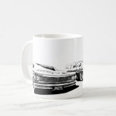 Frisierte Auto Coffee Cup Kaffeetasse (Vorderseite Links)