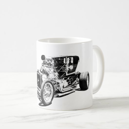 Frisierte Auto Coffee Cup Kaffeetasse (VorderseiteRechts)