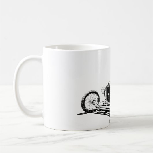 Frisierte Auto Coffee Cup Kaffeetasse (Links)