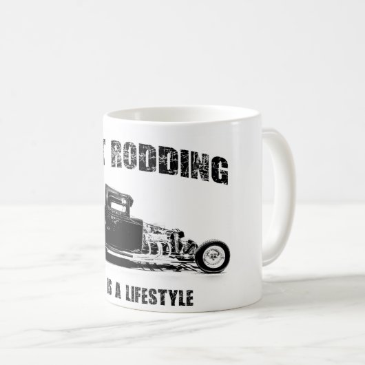 Frisierte Auto Coffee Cup Kaffeetasse (VorderseiteRechts)