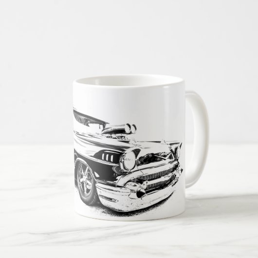 Frisierte Auto Coffee Cup Kaffeetasse (VorderseiteRechts)