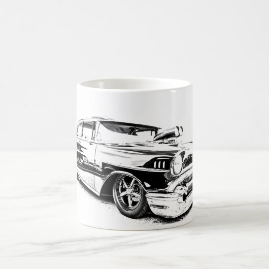 Frisierte Auto Coffee Cup Kaffeetasse (Mittel)