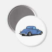 Frisierte Auto Coupe Magnet (Vorderseite/Rückseite)