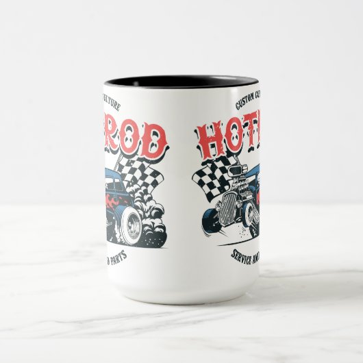 Frisierte Auto Design Tasse (Zentrum)