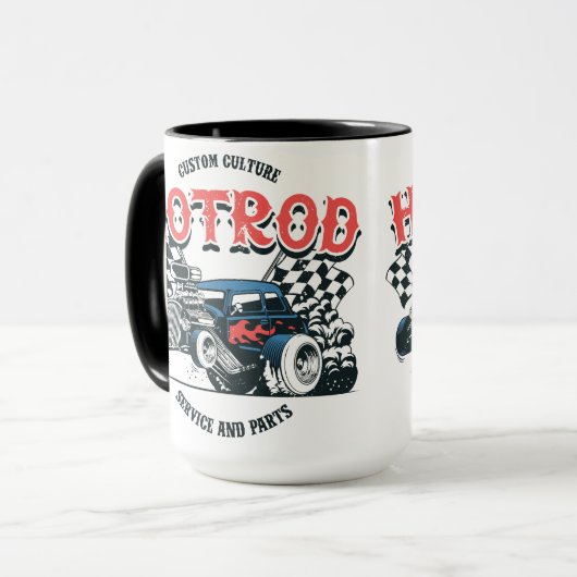 Frisierte Auto Design Tasse (Vorderseite Links)