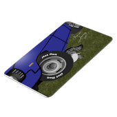 Frisierte Auto Eichhörnchen. Magnet (Linke Seite)