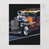 Frisierte Auto Feiertagspostkarte (Vorderseite)