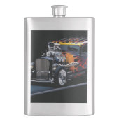 Frisierte Auto Flachmann (Vorderseite)