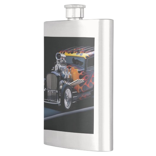 Frisierte Auto Flachmann (Links)