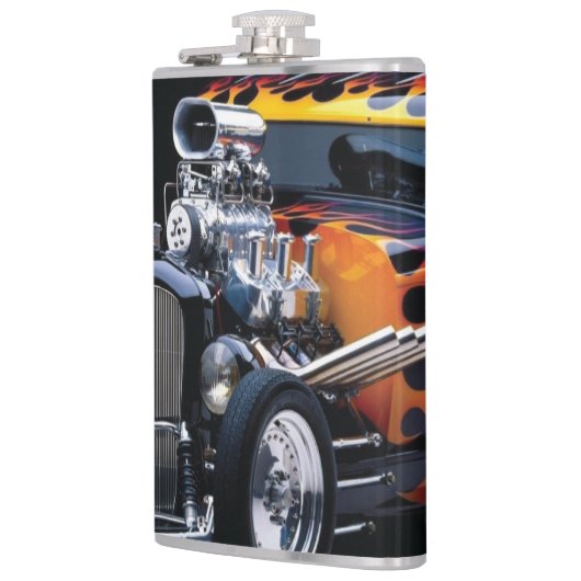 Frisierte Auto Flachmann (Links)