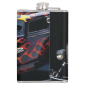 Frisierte Auto Flachmann (Rückseite)