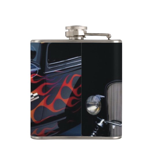 Frisierte Auto Flachmann (Rückseite)