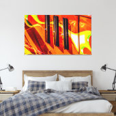 Frisierte Auto Flames Leinwanddruck (Insitu (Schlafzimmer))