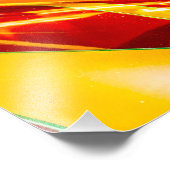 Frisierte Auto Flamest Fotodruck (Ecke)