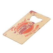 Frisierte Auto Flaschenöffner aus Edelstahl (Rückseite Schrägansicht)