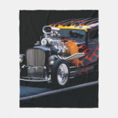 Frisierte Auto Fleecedecke (Vorderseite)