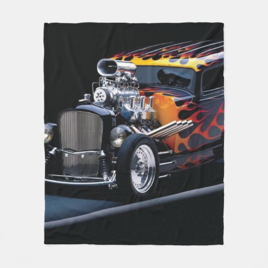 Frisierte Auto Fleecedecke (Vorderseite)