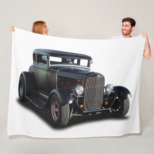 FRISIERTE AUTO FLEECEDECKE (Beispiel)