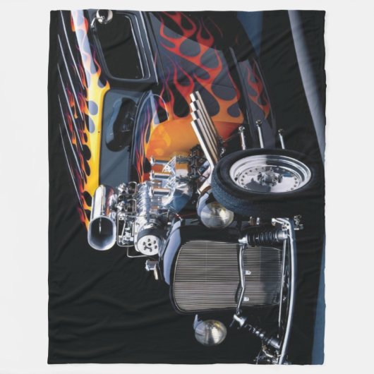 Frisierte Auto Fleecedecke (Vorderseite)