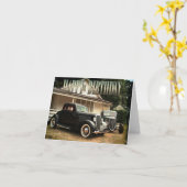 Frisierte Auto Geburtstagskarte Karte (Gelbe Blume)