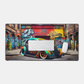 Frisierte Auto Graffiti Urban Custom Desk Mat Schreibtischunterlage (Tastatur & Maus)