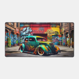 Frisierte Auto Graffiti Urban Custom Desk Mat Schreibtischunterlage