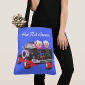 Frisierte Auto Grannies Schultertasche Tasche (Von Nahem)