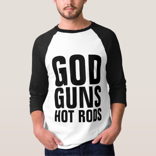 FRISIERTE AUTO, GUNS und GOD-T - Shirt (Vorderseite)