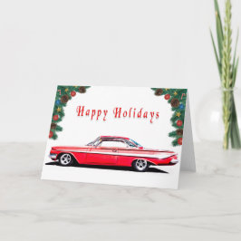 Frisierte Auto Holiday Card Karte