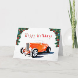 Frisierte Auto Holiday Card Karte